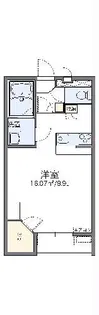 レオパレスハミングライン【1階】の間取り