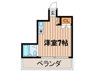 ウェルネス上本町【10階】の間取り