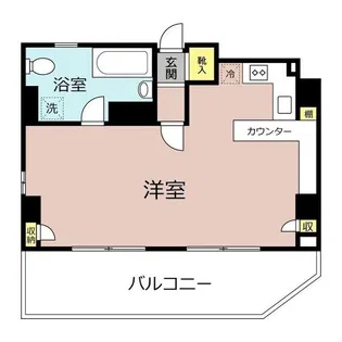 マリンハイツ【6階】の間取り