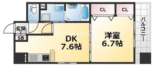 シーズン神戸新長田【3階】の間取り