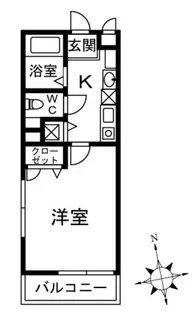 メゾン・フルーリ【2階】の間取り
