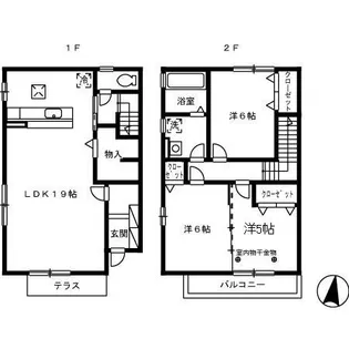 石川県金沢市窪5【一戸建】の間取り