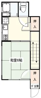 日吉荘【2階】の間取り