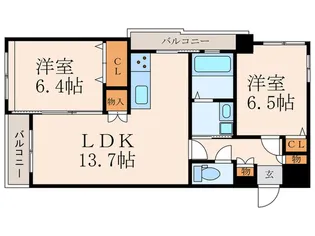 サンシャイン熊本【3階】の間取り