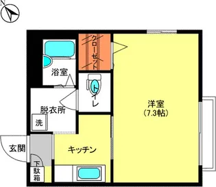 ラ ロワール アベ【1階】の間取り