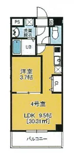 幕張THE SUITE【4階】の間取り