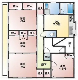 郷野ビル【3階】の間取り