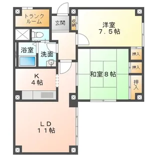 TY882【1階】の間取り