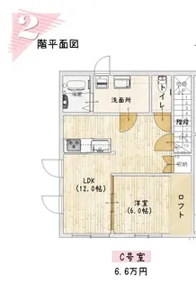 Pace SEN【2階】の間取り