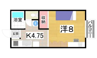 コーポ ローレル【2階】の間取り