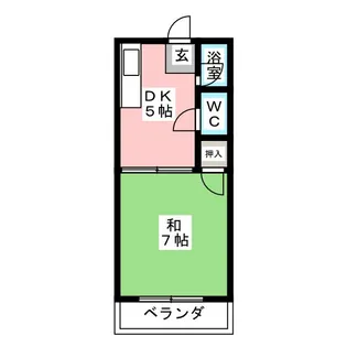 メゾンベルジュール神田【4階】の間取り