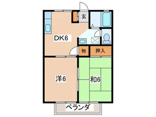ム-リン鎌倉【1階】の間取り