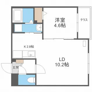サンステージ宮の沢ST【2階】の間取り