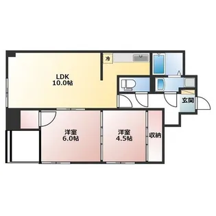 ベルトピア富山I【4階】の間取り