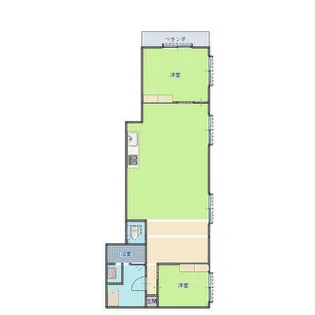 ジュネスII【2階】の間取り