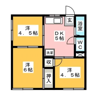 フォーブル久保A【2階】の間取り