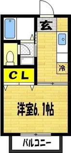 セピアコート【1階】の間取り