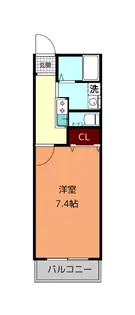 Gradito富雄駅前 2番館【3階】の間取り