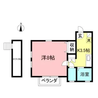 ビーンズハイツ【1階】の間取り