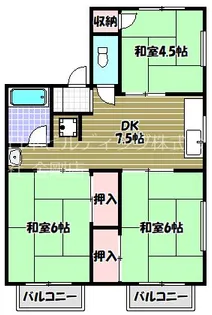 シティハイムあき【2階】の間取り