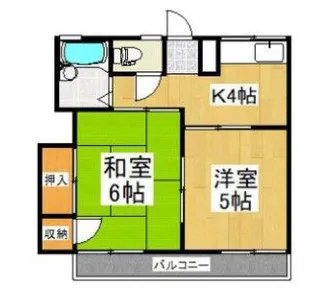 シティハイム南町【2階】の間取り