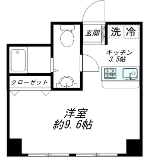 キュドサック14【2階】の間取り