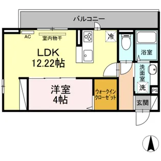 ジョイアス スマート西条【2階】の間取り