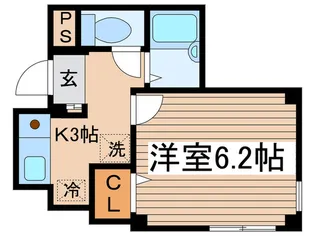 アネックス スギモト【1階】の間取り