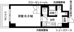 ル・シャンテK【7階】の間取り