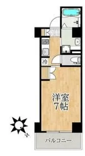 ステーションタワーウラヤス【8階】の間取り