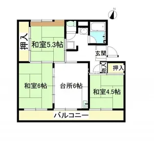 ラ・ビスタ太閤山301号棟【1階】の間取り