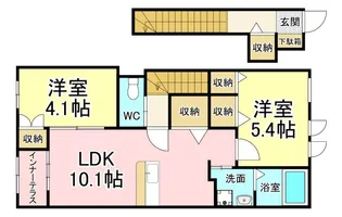 福岡県北九州市若松区宮前町【アパート】の間取り