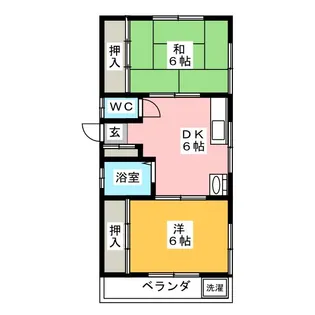 コーポすみれ【2階】の間取り