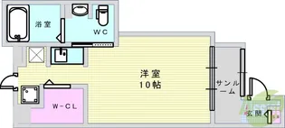 1Kの間取り画像