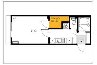 メゾンフェスタ浜【1階】の間取り