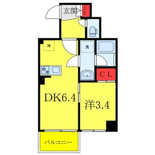 東京都板橋区板橋1【マンション】の間取り