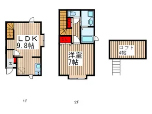 千葉県柏市花野井【一戸建】の間取り