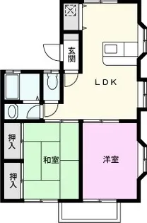 アウローラB【1階】の間取り