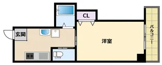 LakiaApartment夙川【4階】の間取り
