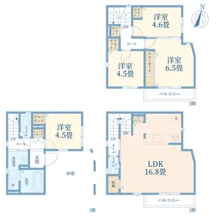 埼玉県さいたま市南区文蔵2【一戸建】の間取り
