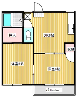 ヤマイチコーポ1【2階】の間取り