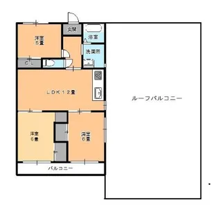 福岡県福岡市中央区地行1【マンション】の間取り