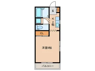 エリザホール【3階】の間取り