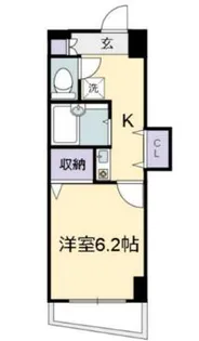 クレセントトミザワ【5階】の間取り
