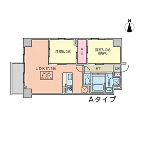 東京都江戸川区松江1【マンション】の間取り