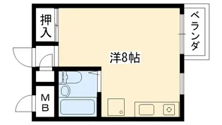 ルベラージュ甲子園【2階】の間取り