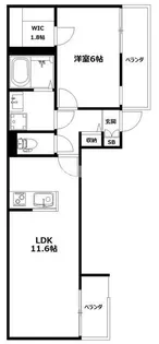 lien横濱天王町【1階】の間取り
