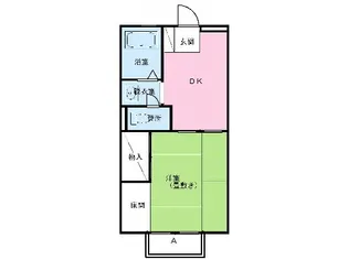 コーポ野口【2階】の間取り