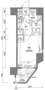 ライジングプレイス南千住【14階】の間取り
