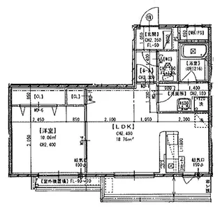 サンクレスト蘇我【3階】の間取り